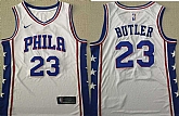 76ers 23 Jimmy Butler White Nike Swingman Jersey,baseball caps,new era cap wholesale,wholesale hats